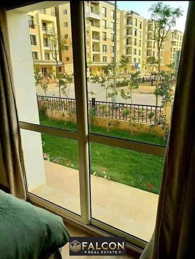 3 bedroom apartment with private garden for sale in Sarai Compound with installments over 12 years