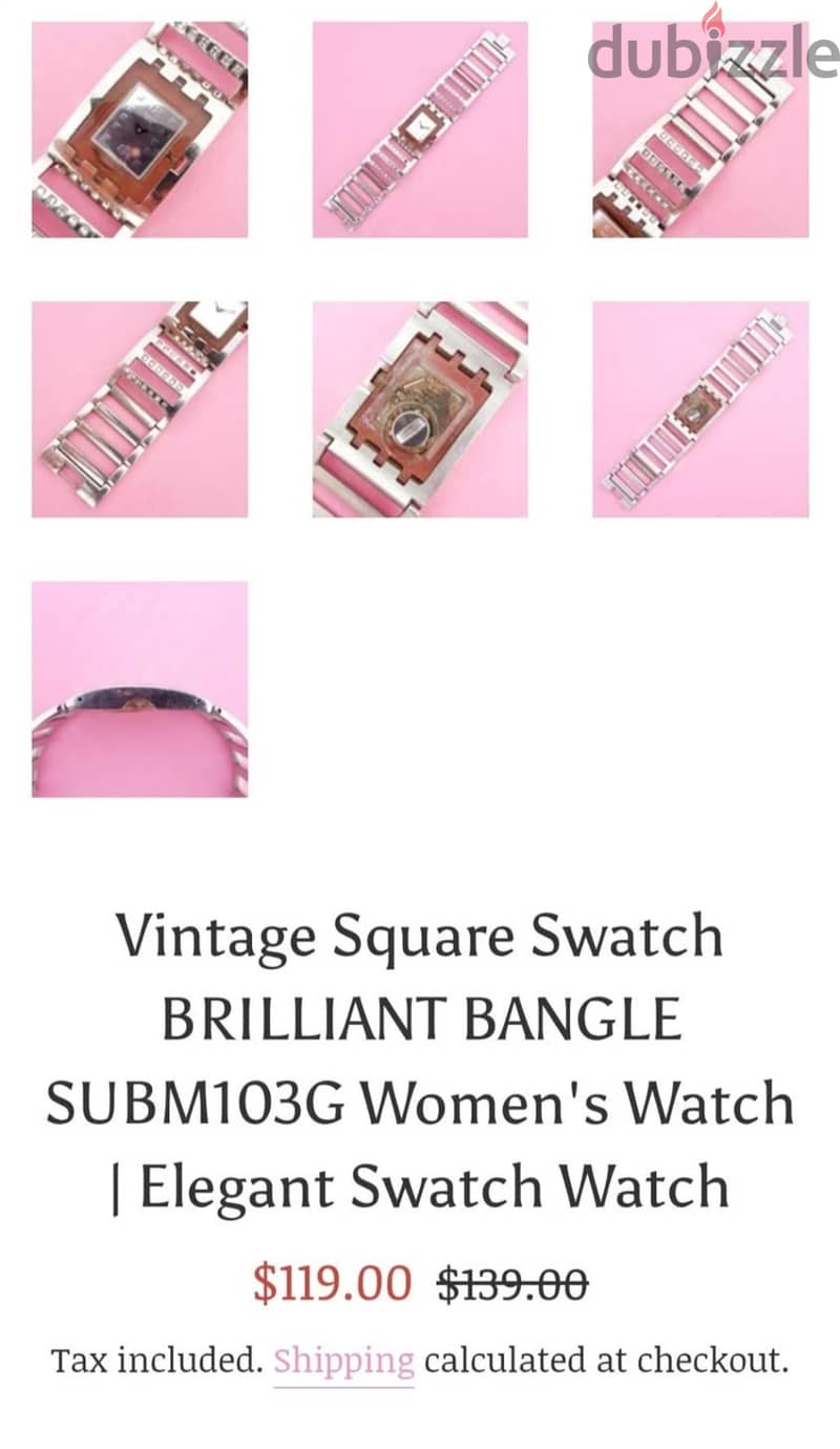 ساعة سويسري اصلي وارد الامارات براند swatch 1