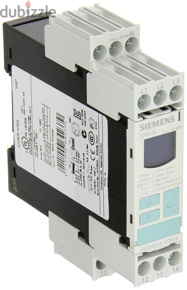 3UG4615-1CR20 Siemens Digital monitoring relay - تتابع مراقبة سيمنز 0