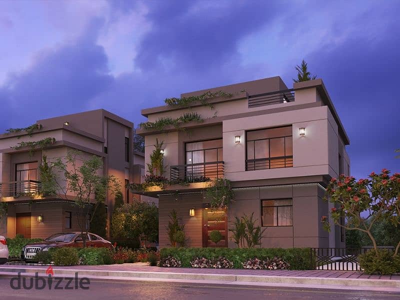 own an independent villa ready in a few months in New Zayed, large area next to Emaar in Zayed Greens, 0