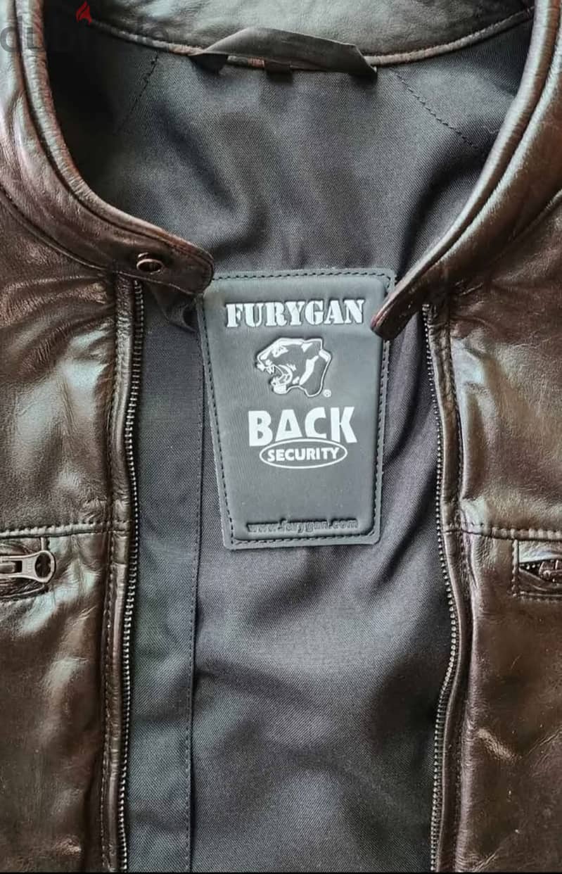 Furygan - Genuine leather bikers Jacket - جاكيت جلد طبيعي موتوسيكل 4