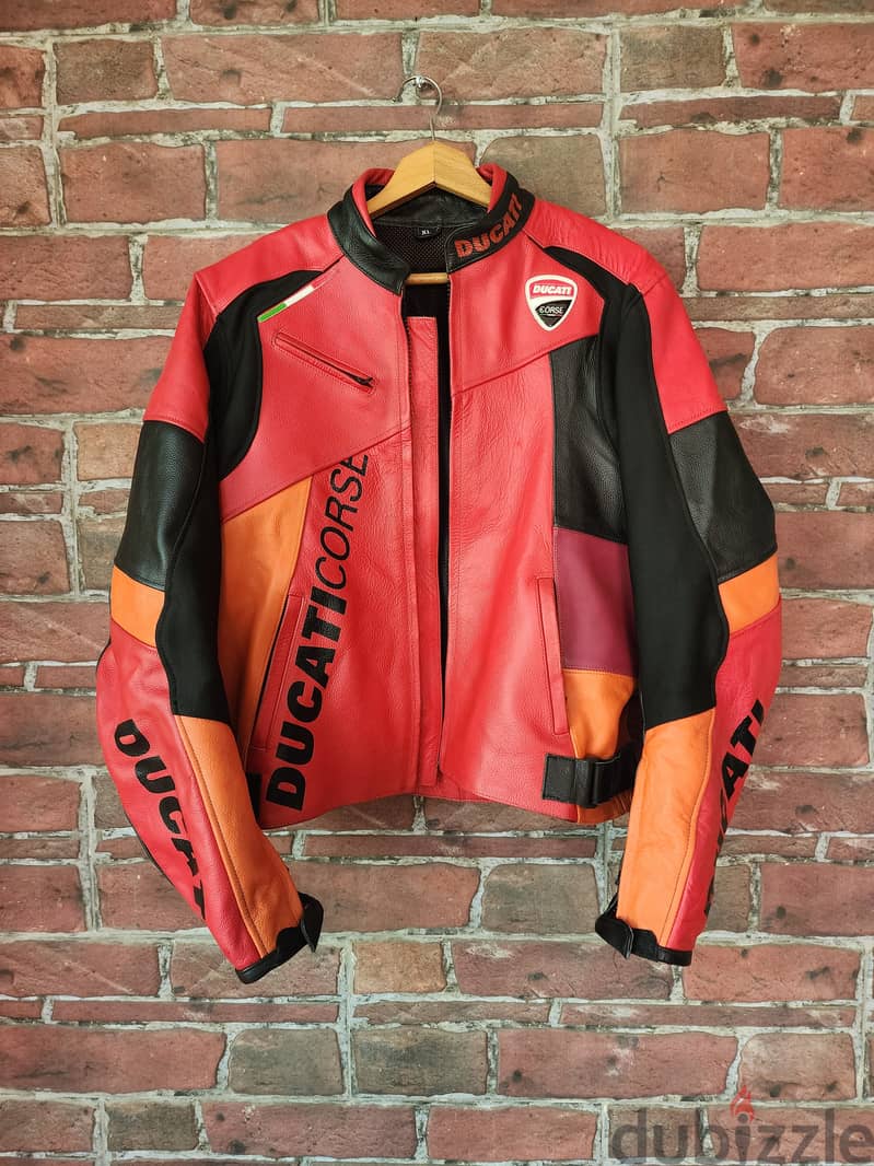 Ducati genuine leather jacket - جاكيت موتوسيكل جلد طبيعي دوكاتي 0