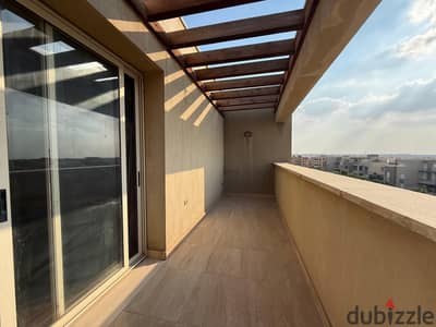 duplex with roof terrace in Park View compound Hassan Allam for rent with kitchen & AC's - beside Garden 8 mall