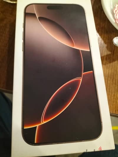 New i phone 16 pro max + warranty