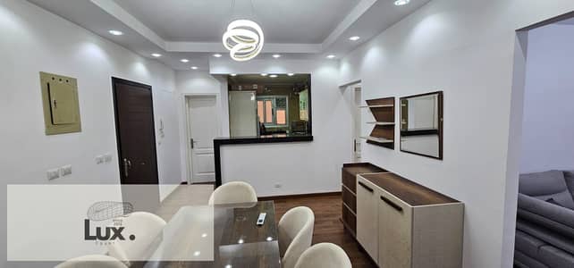 Studio for rent furnished in Madinaty, area 82 m, in the most upscale phases of Madinaty B8, ultra super deluxe finishes, with a very distinctive view