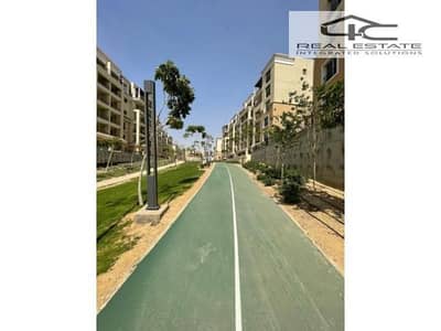 apartment 3bed for sale  with down payment 210,000 in Sarai  new cairo over  9years  view landscape in the best location in 5th statement