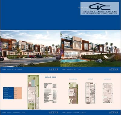 Townhouse 226 with lowest down payment and installments Delivery for 6 months in a prime location view landscape