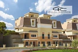 S Villa for sale 260m bahry at the lowest price view landscape ready to move prime location in Sarai Compound