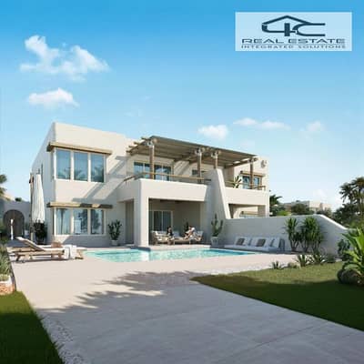 Townhouse 196 m for sale in hacienda water the first launch of the project on the lagoon, direct sea view  and a few steps from the sea, with the lowe