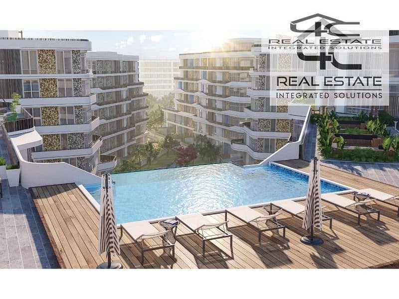 Apartment for sale in the Fifth Settlement with a down payment of 1,071,440 two rooms 120 meters ready to move great location open view, landscape 0