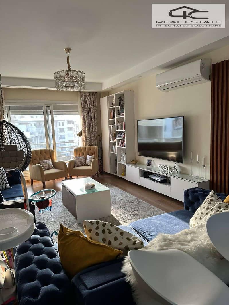 apartment for sale in Hyde Park new cairo READY TO MOVE price Negotiable 192M 3 rooms fully finished with ACs and kitchen prime location 0