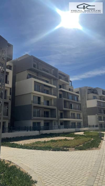 apartment for sale  in 3bed Palm Hills new cairo  READY TO MOVE  with installment over  6years on landscape  in the best location in  5th settlement