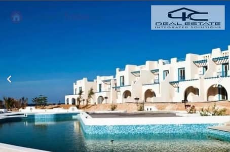 Chalet 125m at the lowest price in market with installments fully finished Prime location on the swimming pool close to the sea in Mountain view