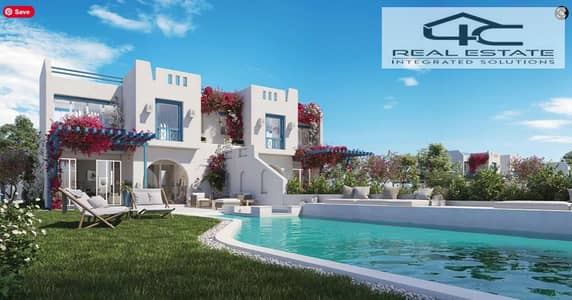 Twin House With Garden 155m For Sale Fully Finished With Furniture And Appliances prime location View Swimming Pool In Mountain View Ras El Hekma