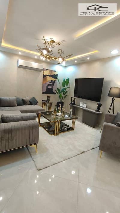 Duplex 211m with garden 50m in compound in Fifth Settlement under company price by 3 million with furniture, electrical appliances, air conditioners