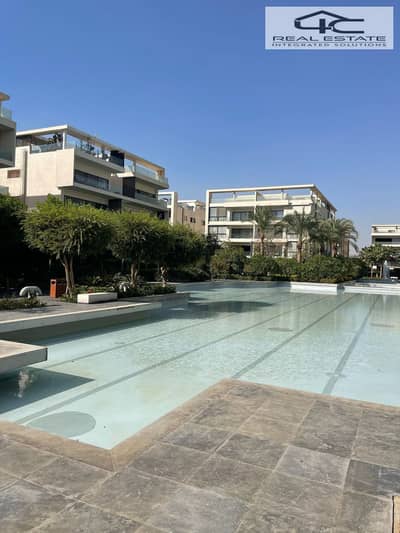 Apartment with garden for sale with installments 3 bedrooms  view on garden and lagoon in Lake view residence 2