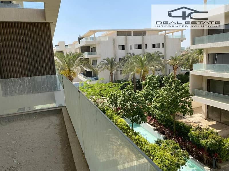 Ready to move apartment 143 m core and shell With view land scape for sale with down payment and instalment in lake view compound new cairo 0