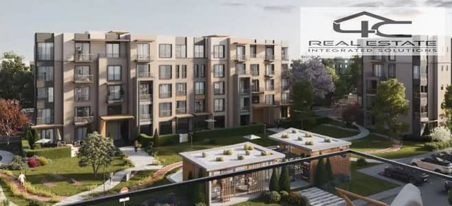 Apartment 191 m ground with garden core and shell for sale with down payment and instalment in phase garden residence at hyde park compound new cairo