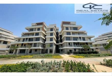 Ready to move apartment with garden in phase V Residence bua 158 m fully finished with down payment and installments in Villette