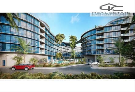 Fully finished apartment and furnished 48 m view landscape for sale in phase Rotana lake residence at Fifth square with down payment and instalment