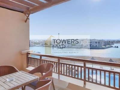 Chalet  overlooking sand pools / Installment 5 years /Fully Finished with ACs / In el Gouna Kamaran Near to mangroovy - shedwan - swan lake