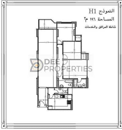 Apartment for sale 196 m in Smouha Valori Antoniades fully finished open view see it in nature