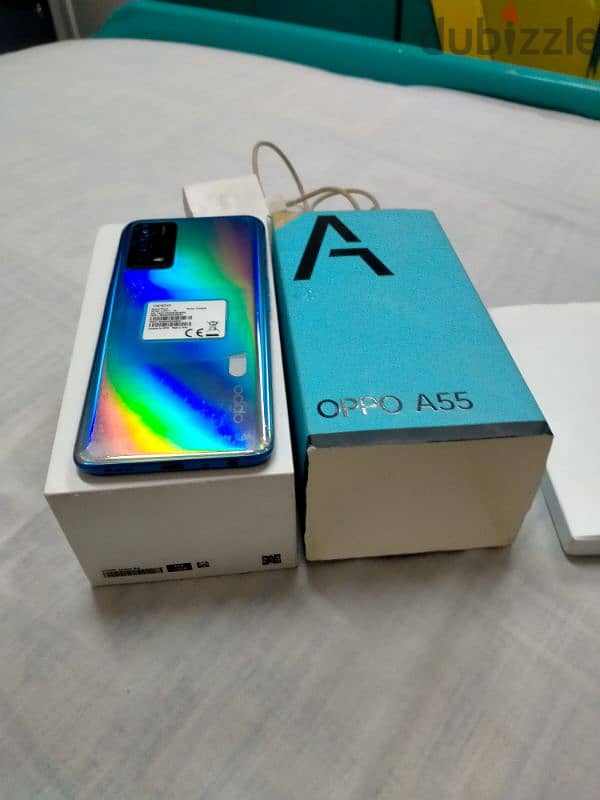 oppo a55128/4+4 كسر زيرو بلزقة الضهر 1