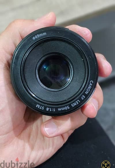 canon 50mm 1.8 عدسة كانون