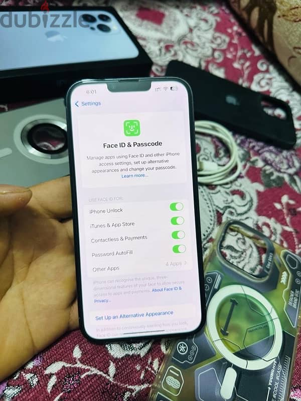 Iphone 13 Pro Max 256gb dual sim battery 87 ios 18.3. 1 5