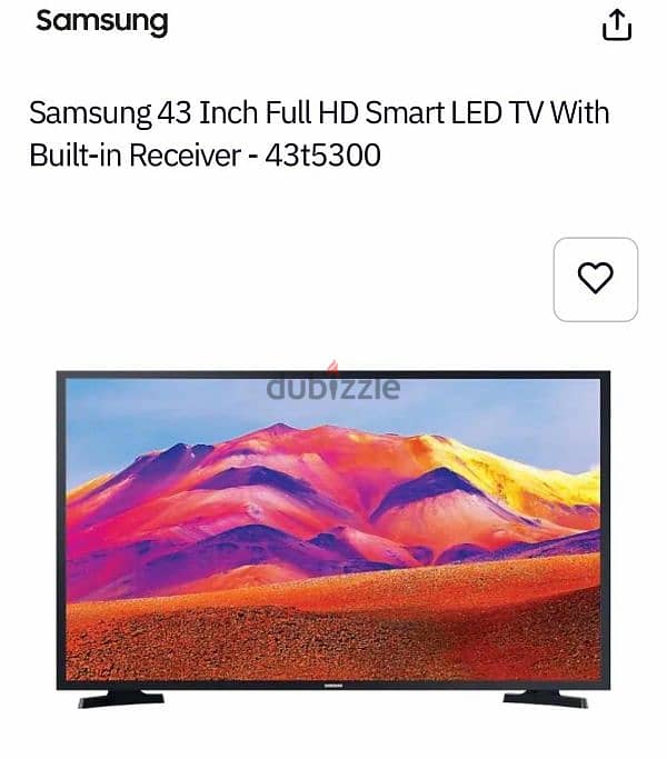 شاشة سامسونج 43T5300  43 بوصة سمارت Full HD بحالة قفلة المصنع 2