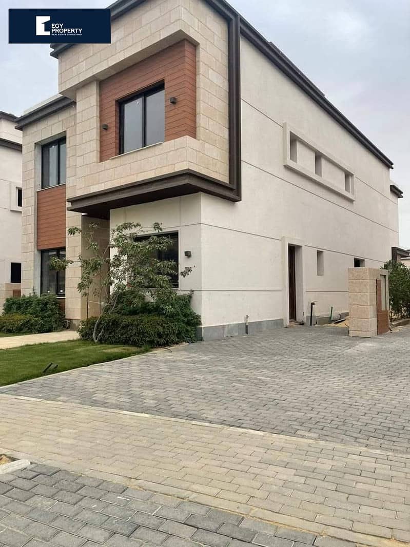 10 Years Installments Townhouse Villa For Sale In Azzar Compound New Cairo - 5th Settlement Own Now !! 0