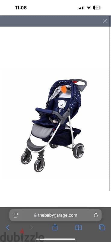 Gracco baby stroller and car seat