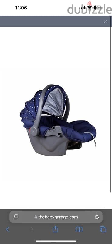 Gracco baby stroller and car seat 1