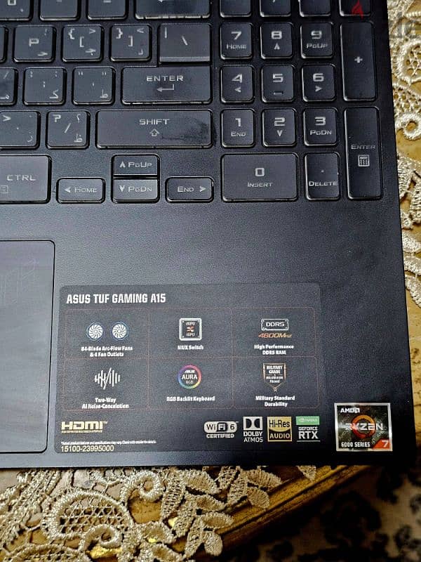 Asus Tuf gaming A15 لابتوب 3