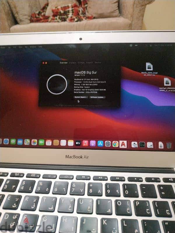 MacBook air 2013ماك اير حالته زيرو  بودي معدن كامل 3