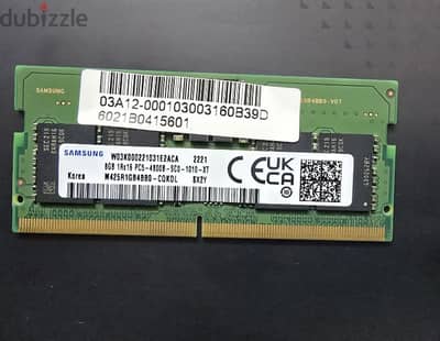 Ram 8GB Samsung DDR5 4800Mhz