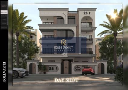 Apartment for sale 155 m, 10-year installments, 10% down payment, garden and main street, Beit Al Watan, Fifth Settlement