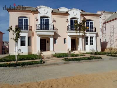 twin house for sale in Layan new cairo ready to move prime location under market price