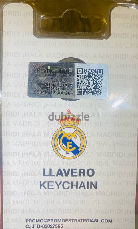 official Real madrid keychain 2