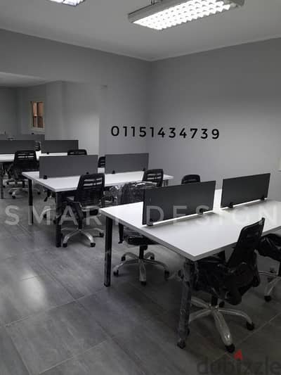 خلية عمل/ وورك استيشن work station/ بارتيشن Partition/ مكاتب موظفين