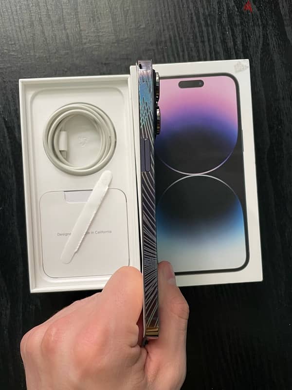 iphone 14 pro max 256 في الضمان 3