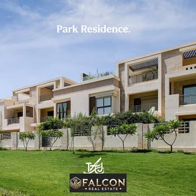 Townhouse at a bargain price with a panoramic view of Central Park in Taj City Compound in front of Kempinski Hotel and installments up to 12 years