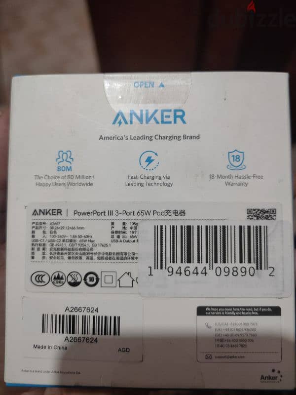 anker charger 65 watt power port 3 1