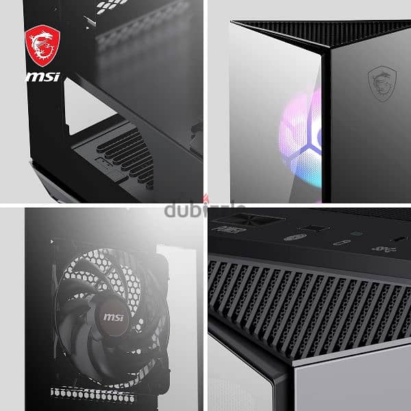 MSI MPG GUNGNIR 110R Mid Tower Gaming Computer Case - Black 5