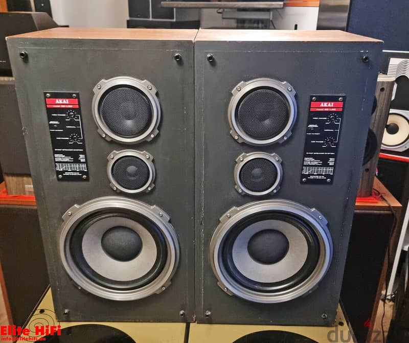 سماعتين AKAI SE-L70 Vintage  استديو بحالة ممتازه 0