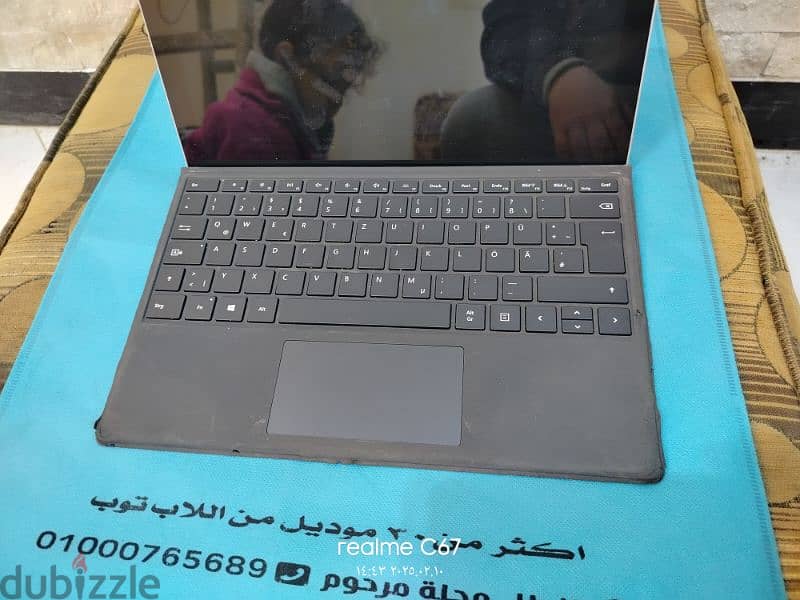 microsoft surface pro 4 Core i5 6th Ram 8 Hard 256 5