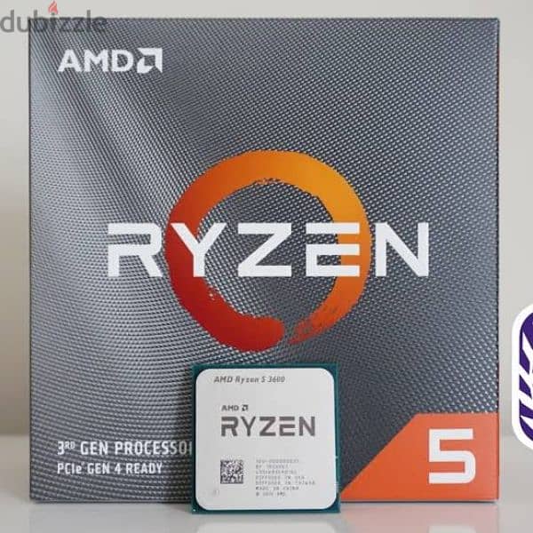 معالج Ryzen 5 3600 استعمال خفيف 3