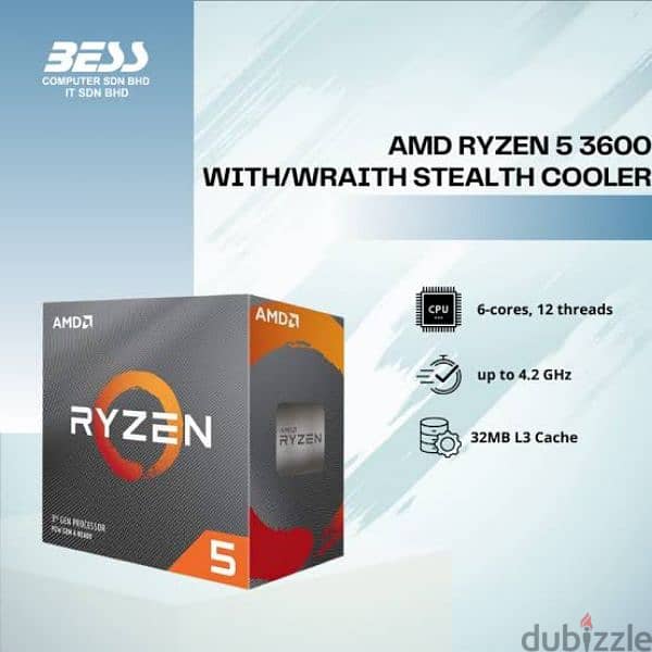 معالج Ryzen 5 3600 استعمال خفيف 4