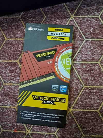 رام كورسير ٨ جيجا - Corsair Vengeance LPX 8GB DDR4