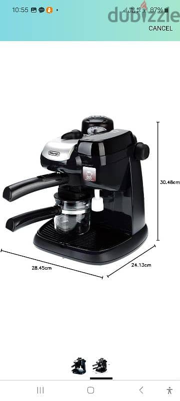 delonge ec9 coffee and espresso machine